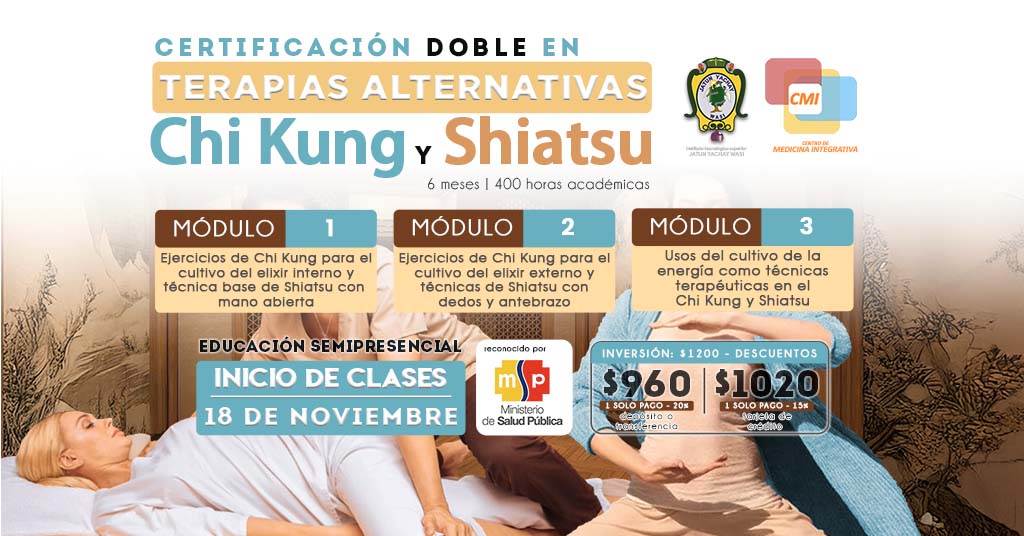 Certificación Chi Kung Shiatsu landing
